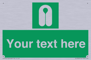 Custom sign safe condition Lifejacket